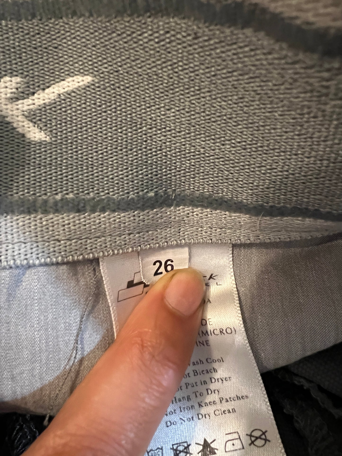 Struck Breeches - Gray Size 26”